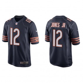 Men's Chicago Bears Velus Jones Jr. Navy 2022 NFL Draft Game Jersey