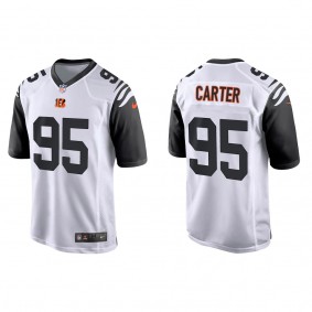 Men's Cincinnati Bengals Zachary Carter White 2022 NFL Draft Alternate Game Jersey
