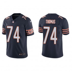 Men's Chicago Bears Zachary Thomas Navy 2022 NFL Draft Vapor Limited Jersey