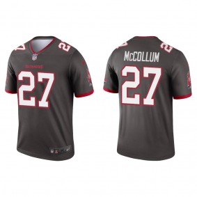 Men's Tampa Bay Buccaneers Zyon McCollum Pewter 2022 NFL Draft Legend Jersey