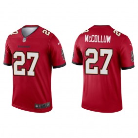 Men's Tampa Bay Buccaneers Zyon McCollum Red 2022 NFL Draft Legend Jersey