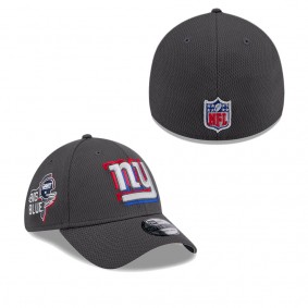 Men's New York Giants Graphite 2024 NFL Draft 39THIRTY Flex Hat