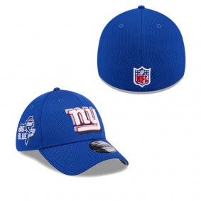 Men's New York Giants Royal 2024 NFL Draft 39THIRTY Flex Hat