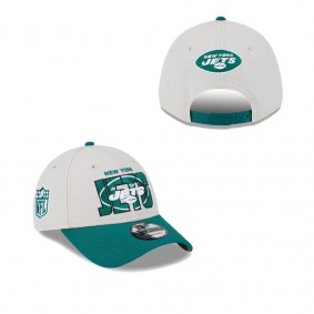 Men's New York Jets Stone Green 2023 NFL Draft 9FORTY Adjustable Hat