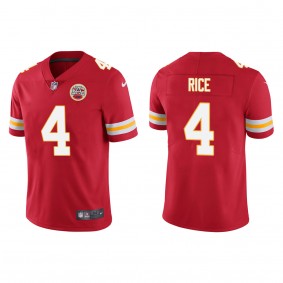 Rashee Rice Red 2023 NFL Draft Vapor Limited Jersey