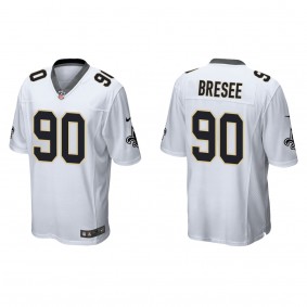 Bryan Bresee White 2023 NFL Draft Game Jersey