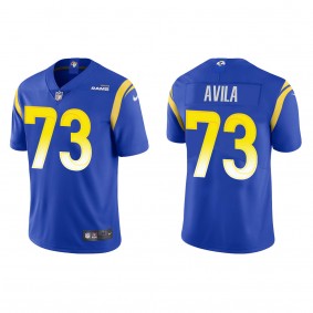 Steve Avila Royal 2023 NFL Draft Vapor Limited Jersey