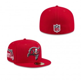Men's Tampa Bay Buccaneers Red 2024 NFL Draft 59FIFTY Fitted Hat