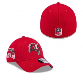 Men's Tampa Bay Buccaneers Red 2024 NFL Draft 39THIRTY Flex Hat