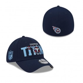 Men's Tennessee Titans Navy 2023 NFL Draft 39THIRTY Flex Hat