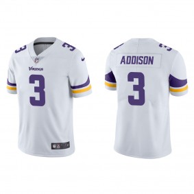 Jordan Addison White 2023 NFL Draft Vapor Limited Jersey