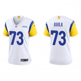 Women's Steve Avila White 2023 NFL Draft Alternate Game Jersey