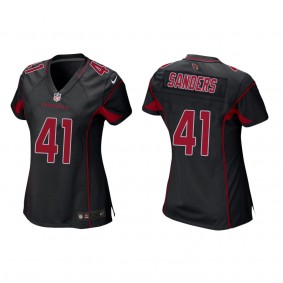 Women's Arizona Cardinals Myjai Sanders Black 2022 NFL Draft Alternate Game Jersey