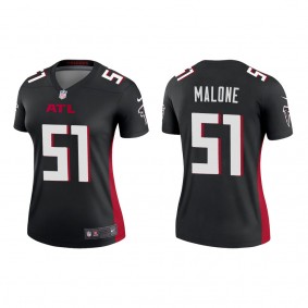 Women's Atlanta Falcons DeAngelo Malone Black 2022 NFL Draft Legend Jersey
