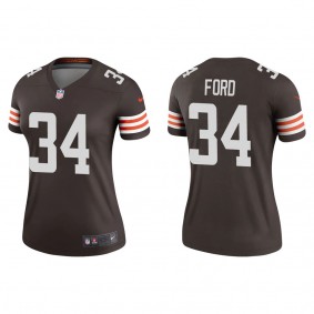 Women's Cleveland Browns Jerome Ford Brown 2022 NFL Draft Legend Jersey