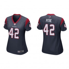 Women's Houston Texans Jalen Pitre Navy 2022 NFL Draft Game Jersey