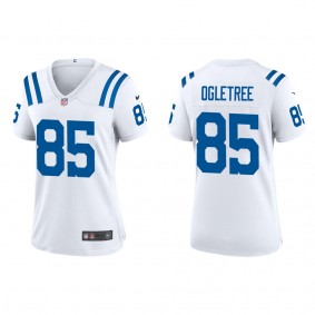 Women's Indianapolis Colts Andrew Ogletree White 2022 NFL Draft Game Jersey