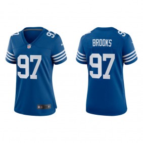 Women's Indianapolis Colts Curtis Brooks Royal 2022 NFL Draft Alternate Game Jersey