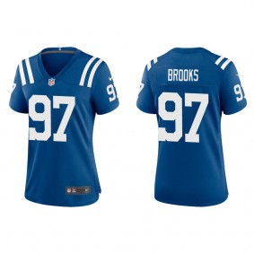 Women's Indianapolis Colts Curtis Brooks Royal 2022 NFL Draft Game Jersey