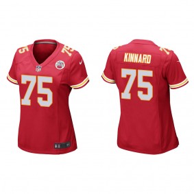 Women's Kansas City Chiefs Darian Kinnard Red 2022 NFL Draft Game Jersey