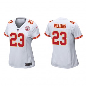 Women's Kansas City Chiefs Joshua Williams White 2022 NFL Draft Game Jersey