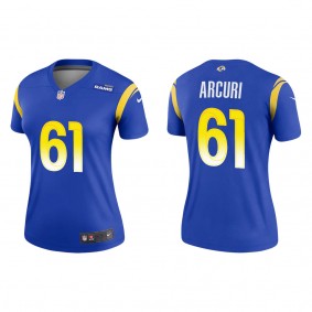 Women's Los Angeles Rams A.J. Arcuri Royal 2022 NFL Draft Legend Jersey
