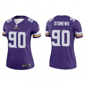 Women's Minnesota Vikings Esezi Otomewo Purple 2022 NFL Draft Legend Jersey