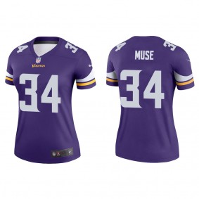 Women's Minnesota Vikings Nick Muse Purple 2022 NFL Draft Legend Jersey