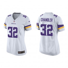 Women's Minnesota Vikings Ty Chandler White 2022 NFL Draft Game Jersey