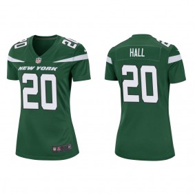 Women's New York Jets Breece Hall Green 2022 NFL Draft Game Jersey