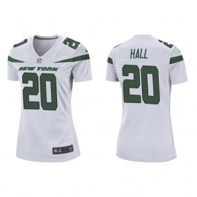 Women's New York Jets Breece Hall White 2022 NFL Draft Game Jersey