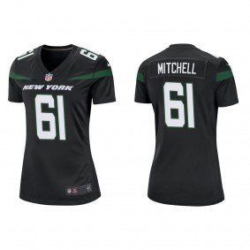 Women's New York Jets Max Mitchell Black 2022 NFL Draft Game Jersey