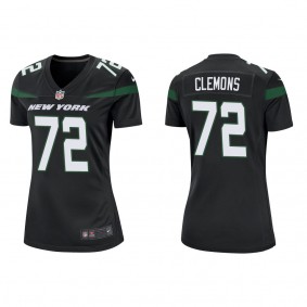 Women's New York Jets Micheal Clemons Black 2022 NFL Draft Game Jersey