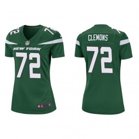 Women's New York Jets Micheal Clemons Green 2022 NFL Draft Game Jersey