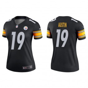 Women's Pittsburgh Steelers Calvin Austin Black 2022 NFL Draft Legend Jersey