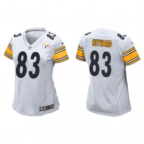 Women's Pittsburgh Steelers Connor Heyward White 2022 NFL Draft Game Jersey