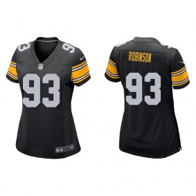 Women's Pittsburgh Steelers Mark Robinson Black 2022 NFL Draft Game Jersey
