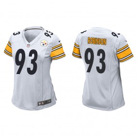Women's Pittsburgh Steelers Mark Robinson White 2022 NFL Draft Game Jersey