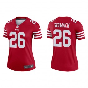 Women's San Francisco 49ers Samuel Womack Scarlet 2022 NFL Draft Legend Jersey
