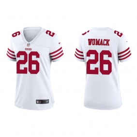 Women's San Francisco 49ers Samuel Womack White 2022 NFL Draft Game Jersey