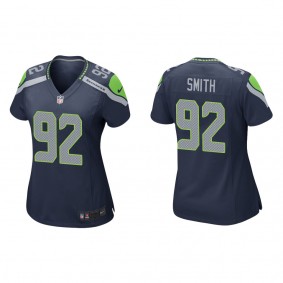 Women's Seattle Seahawks Tyreke Smith Navy 2022 NFL Draft Game Jersey