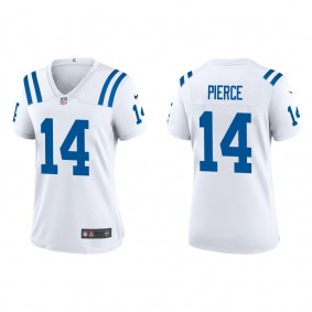 Women's Indianapolis Colts Alec Pierce White 2022 NFL Draft Game Jersey