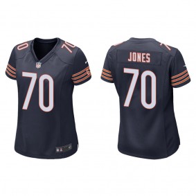 Women's Chicago Bears Braxton Jones Navy 2022 NFL Draft Game Jersey