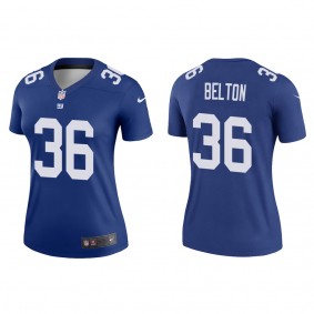 Women's New York Giants Dane Belton Royal 2022 NFL Draft Legend Jersey