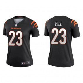 Women's Cincinnati Bengals Daxton Hill Black 2022 NFL Draft Legend Jersey