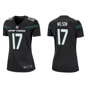 Women's New York Jets Garrett Wilson Black 2022 NFL Draft Game Jersey
