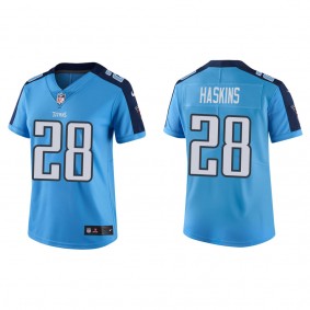 Women's Tennessee Titans Hassan Haskins Light Blue 2022 NFL Draft Vapor Limited Jersey