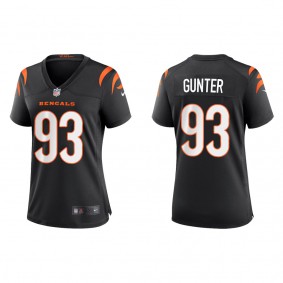 Women's Cincinnati Bengals Jeffrey Gunter Black 2022 NFL Draft Game Jersey