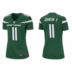 Women's New York Jets Jermaine Johnson II Green 2022 NFL Draft Game Jersey