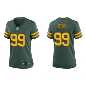 Women's Green Bay Packers Jonathan Ford Green 2022 NFL Draft Alternate Game Jersey